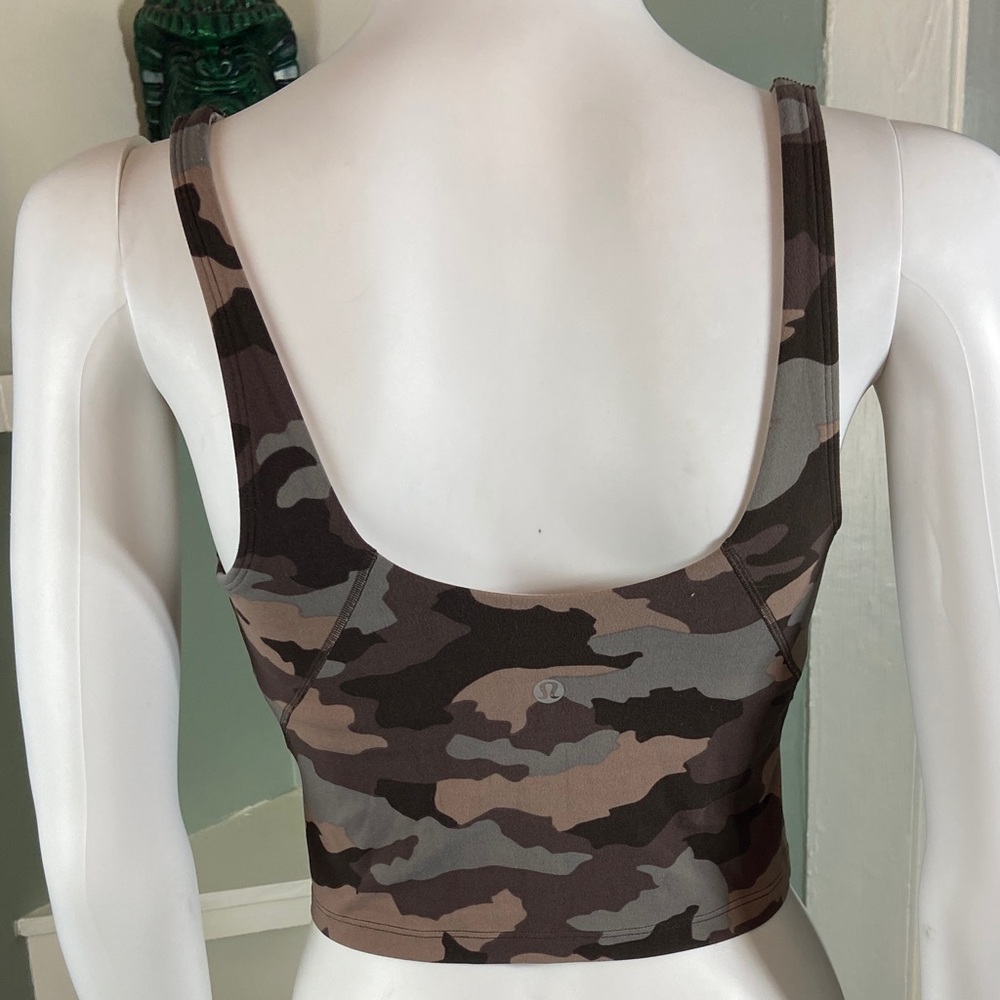 lululemon athletica Camo Dusty Bronze Camouflage sports bra Align Tank Top crop - Picture 4 of 7